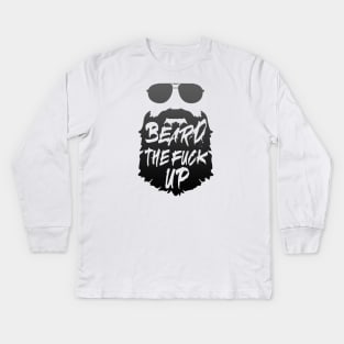 Beard time Kids Long Sleeve T-Shirt